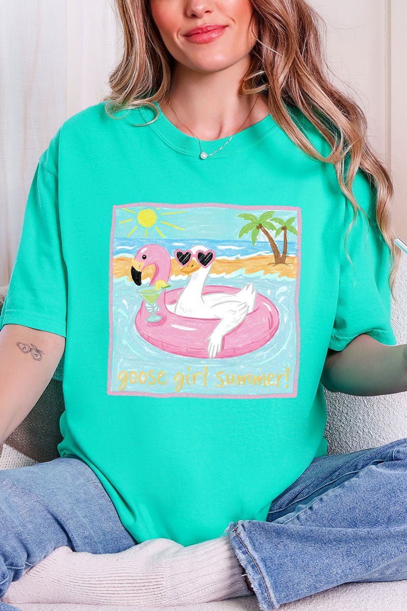 Goose Girl Summer Comfort Colors Adult Ring-Spun Cotton Tee - Wholesale Accessory Market