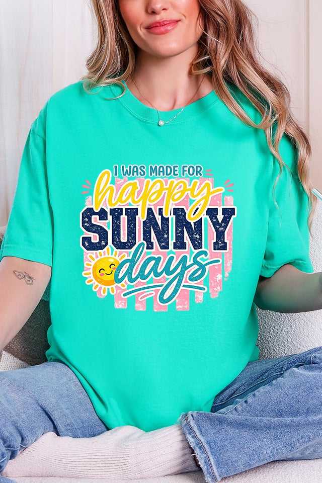 Made For Sunny Days Comfort Colors Adult Ring-Spun Cotton Tee - Wholesale Accessory Market