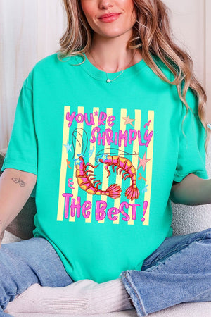 Shrimply The Best Comfort Colors Adult Ring-Spun Cotton Tee - Wholesale Accessory Market