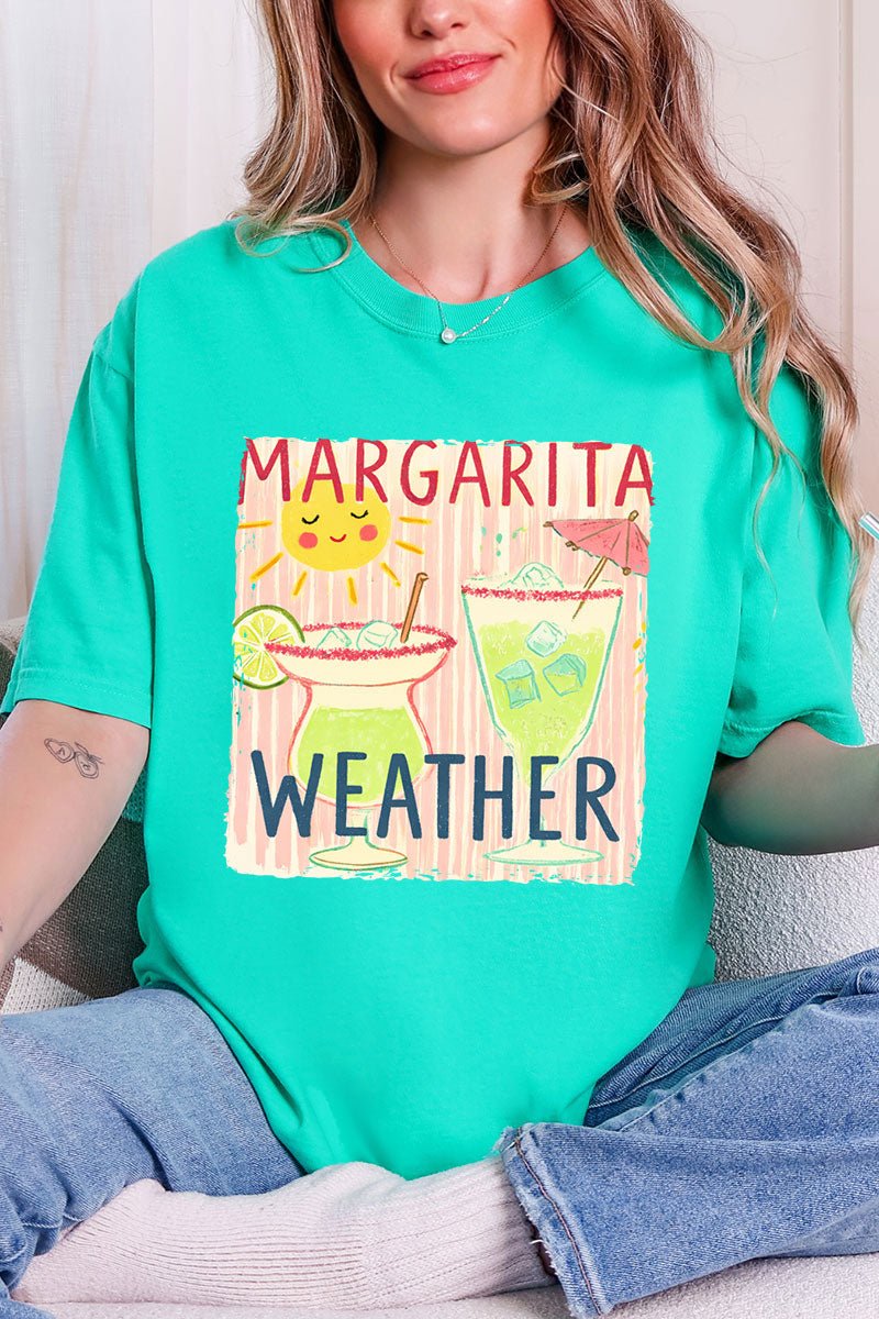 Sip The Sunshine Margarita Weather Comfort Colors Adult Ring - Spun Cotton Tee - Wholesale Accessory Market