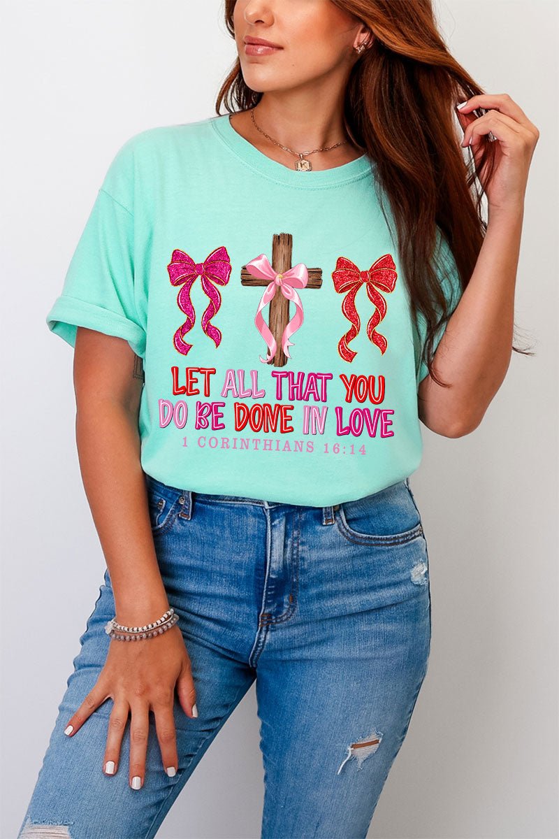 Be Done In Love Comfort Colors Adult Ring - Spun Cotton Tee - Wholesale Accessory Market