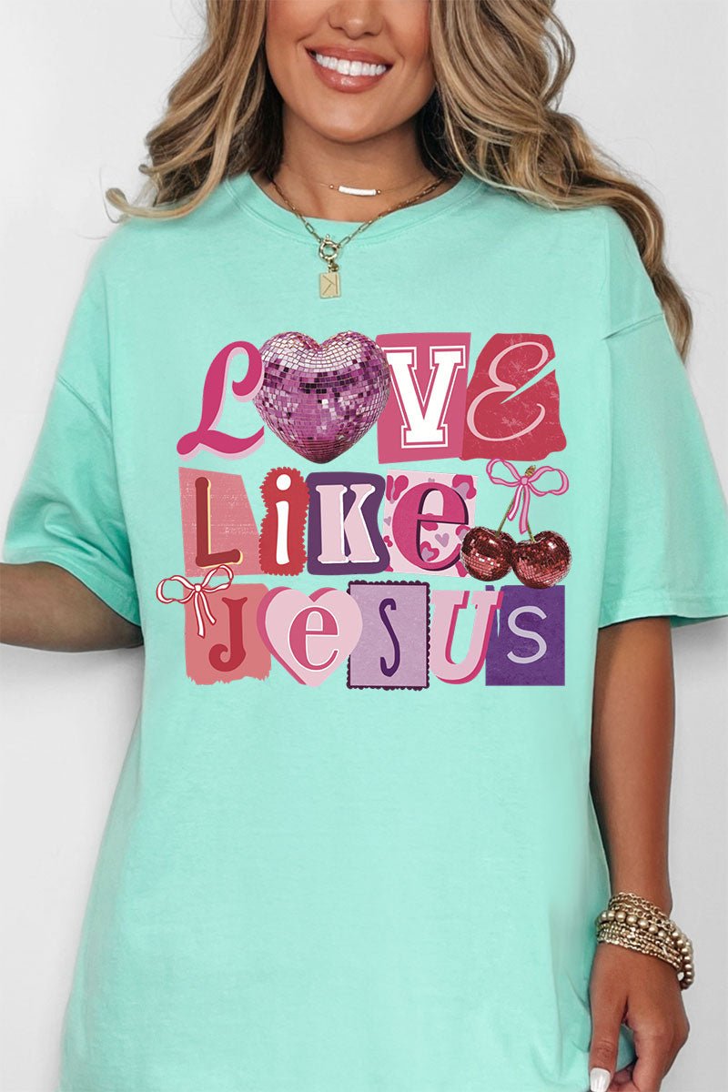 Bold Love Like Jesus Comfort Colors Adult Ring - Spun Cotton Tee - Wholesale Accessory Market