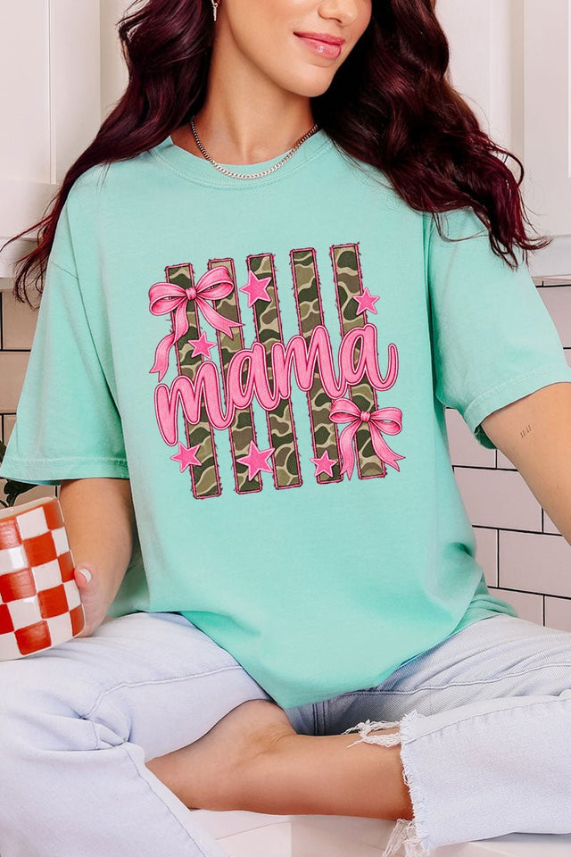 Camo Cutie Mama Comfort Colors Adult Ring-Spun Cotton Tee - Wholesale Accessory Market