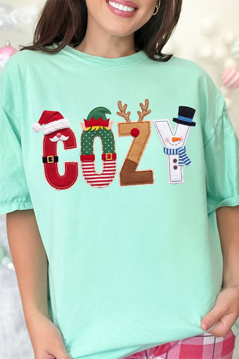 Christmas Characters Cozy Comfort Colors Adult Ring-Spun Cotton Tee - Wholesale Accessory Market