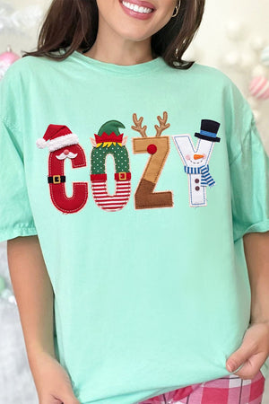 Christmas Characters Cozy Comfort Colors Adult Ring-Spun Cotton Tee - Wholesale Accessory Market