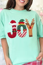 Christmas Characters Joy Comfort Colors Adult Ring-Spun Cotton Tee - Wholesale Accessory Market