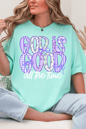 Coquette God Is Good Comfort Colors Adult Ring - Spun Cotton Tee - Wholesale Accessory Market