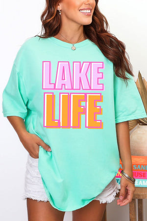 Golden Hour Lake Life Comfort Colors Adult Ring - Spun Cotton Tee - Wholesale Accessory Market