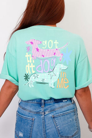 Got That Dog In Me Front & Back Comfort Colors Adult Ring-Spun Cotton Tee - Wholesale Accessory Market