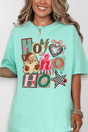 Ho Ho Retro Christmas Comfort Colors Adult Ring - Spun Cotton Tee - Wholesale Accessory Market