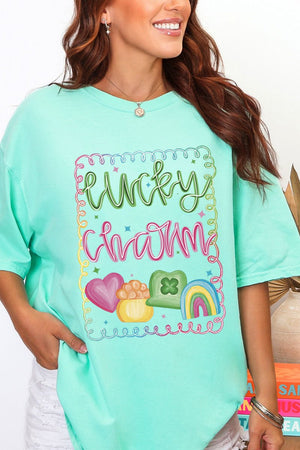 Lucky And Cute Comfort Colors Adult Ring - Spun Cotton Tee - Wholesale Accessory Market