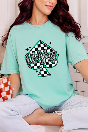 Lucky Spade Wifey Comfort Colors Adult Ring-Spun Cotton Tee - Wholesale Accessory Market