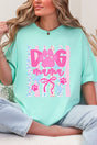 Pawfectly Pink Dog Mama Comfort Colors Adult Ring - Spun Cotton Tee - Wholesale Accessory Market