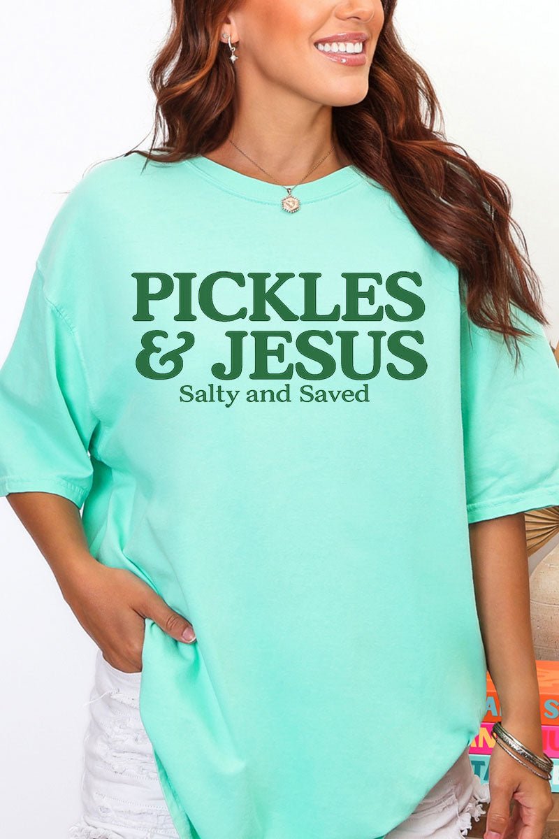 Pickles & Jesus Comfort Colors Adult Ring - Spun Cotton Tee - Wholesale Accessory Market
