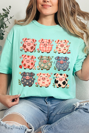 Piggy Crew Comfort Colors Adult Ring-Spun Cotton Tee - Wholesale Accessory Market