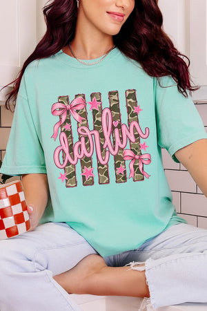 Pink Southern Darlin Comfort Colors Adult Ring-Spun Cotton Tee - Wholesale Accessory Market