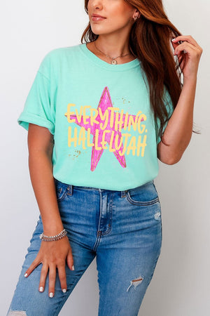 Star Everything Hallelujah Comfort Colors Adult Ring - Spun Cotton Tee - Wholesale Accessory Market