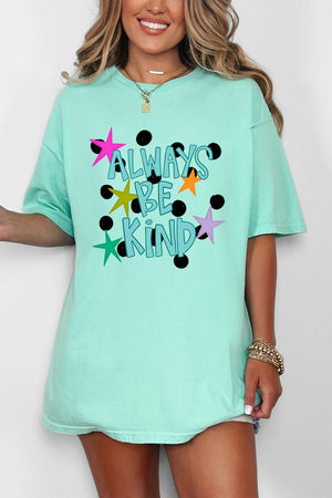 Stars Always Be Kind Comfort Colors Adult Ring - Spun Cotton Tee - Wholesale Accessory Market