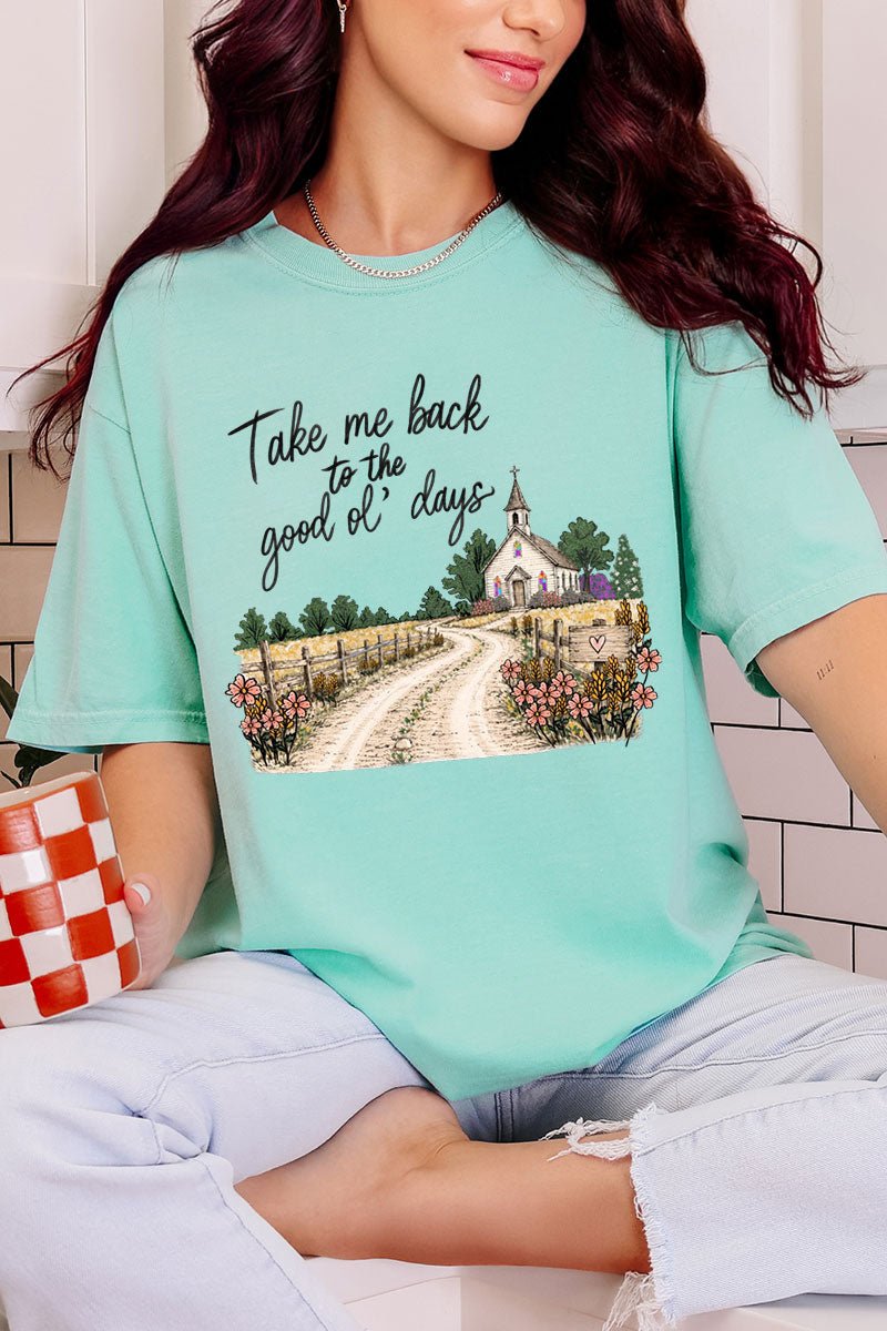 Take Me Back Comfort Colors Adult Ring-Spun Cotton Tee - Wholesale Accessory Market