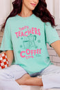 Tired Teachers Coffee Club Comfort Colors Adult Ring-Spun Cotton Tee - Wholesale Accessory Market