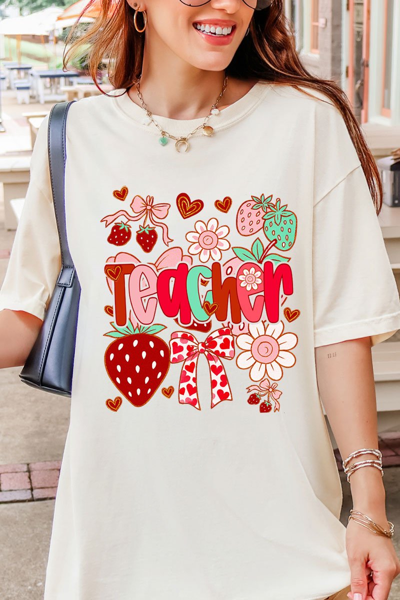 Berry Sweet Teacher Comfort Colors Adult Ring-Spun Cotton Tee - Wholesale Accessory Market