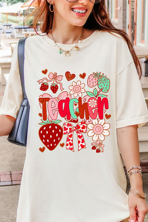 Berry Sweet Teacher Comfort Colors Adult Ring-Spun Cotton Tee - Wholesale Accessory Market
