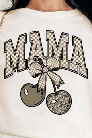 Cherry Luxe Mama Comfort Colors Adult Ring - Spun Cotton Tee - Wholesale Accessory Market