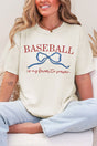 Coquette My Favorite Baseball Comfort Colors Adult Ring - Spun Cotton Tee - Wholesale Accessory Market