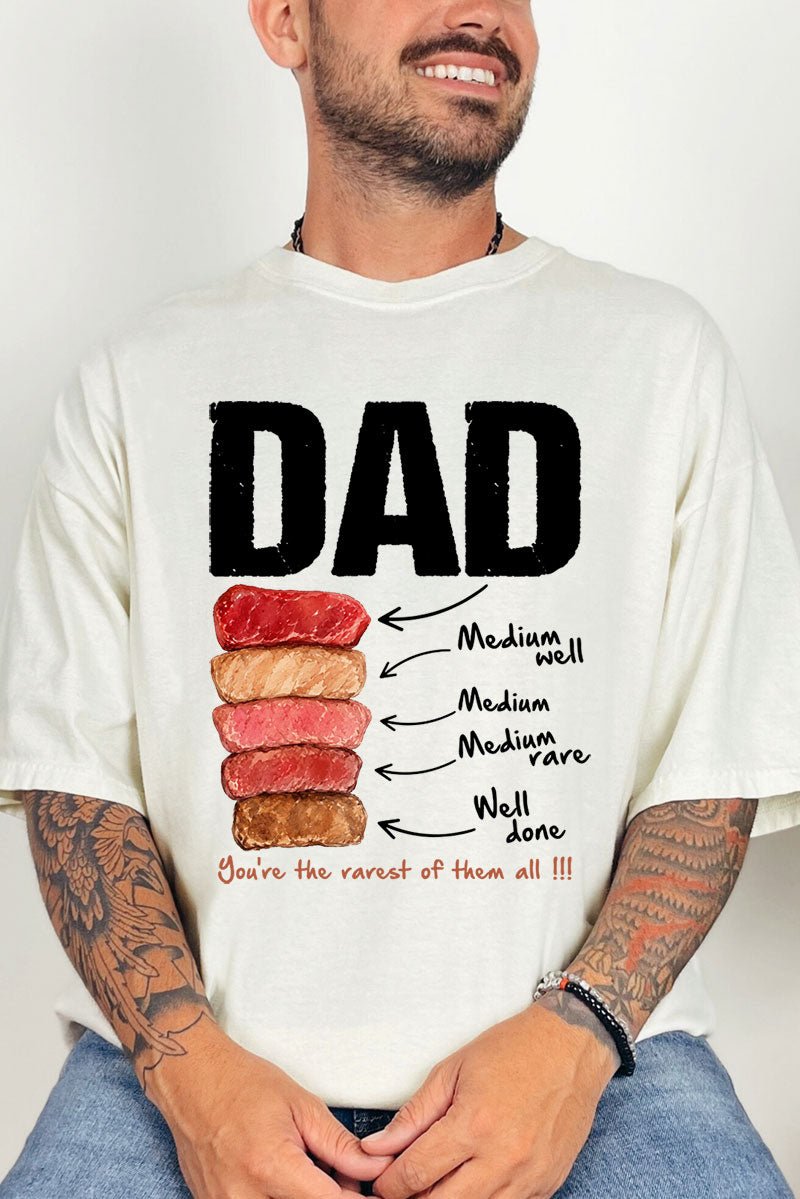 Dad Rarest Of All Comfort Colors Adult Ring - Spun Cotton Tee - Wholesale Accessory Market