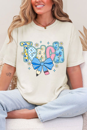 Daisy Days Teach Comfort Colors Adult Ring - Spun Cotton Tee - Wholesale Accessory Market