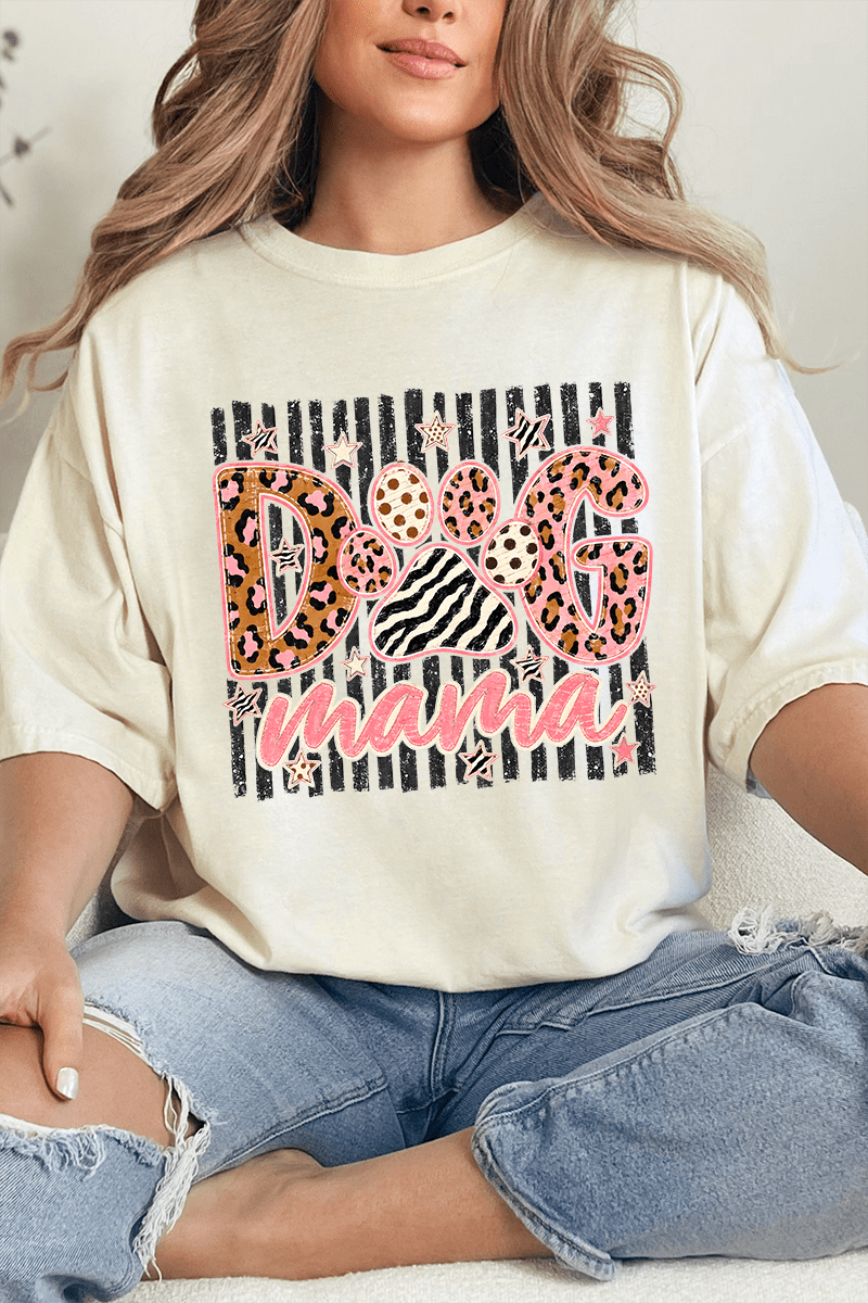 Dog Mama Wild & Sweet Comfort Colors Adult Ring-Spun Cotton Tee - Wholesale Accessory Market