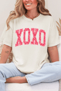 Faux Glitter XOXO Comfort Colors Adult Ring - Spun Cotton Tee - Wholesale Accessory Market