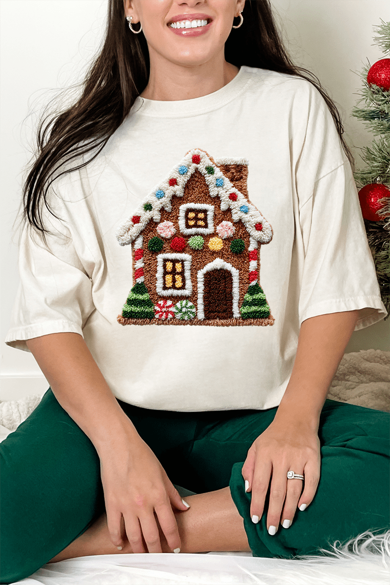 Faux Yarn Merry Manor Comfort Colors Adult Ring - Spun Cotton Tee - Wholesale Accessory Market