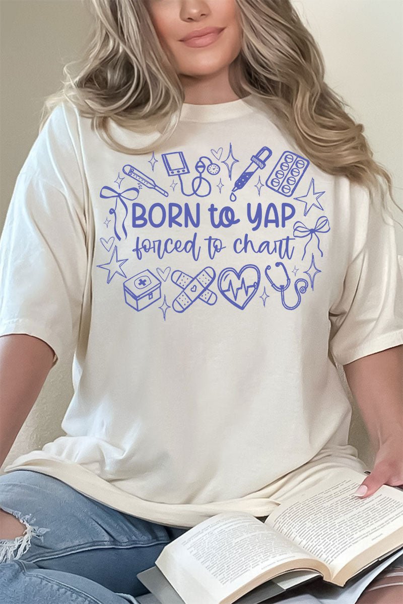 Forced To Chart Comfort Colors Adult Ring - Spun Cotton Tee - Wholesale Accessory Market