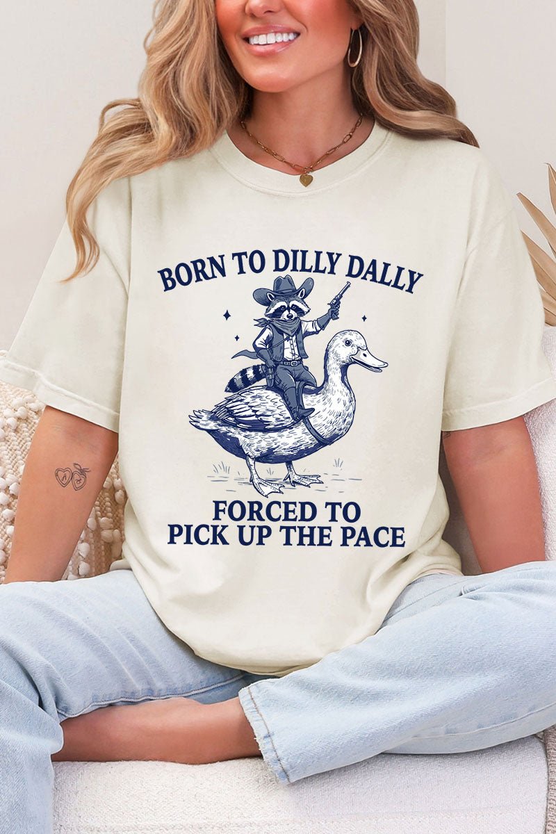 Forced To Pick Up the Pace Comfort Colors Adult Ring - Spun Cotton Tee - Wholesale Accessory Market