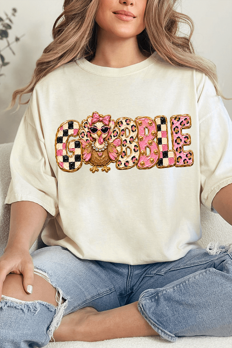 Gobble & Glam Comfort Colors Adult Ring-Spun Cotton Tee - Wholesale Accessory Market