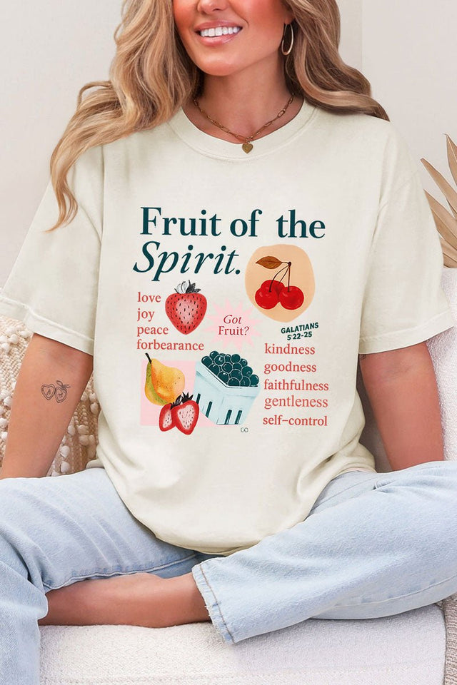 Got Fruit? Fruit Of The Spirit Comfort Colors Adult Ring - Spun Cotton Tee - Wholesale Accessory Market