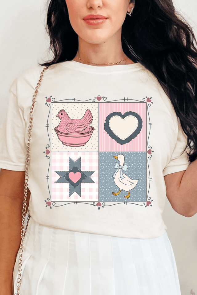 Heartfelt Goose Comfort Colors Adult Ring - Spun Cotton Tee - Wholesale Accessory Market