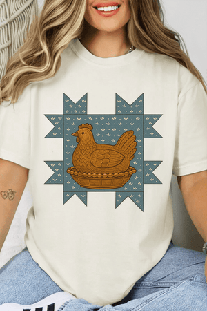 Homestead Hen Comfort Colors Adult Ring - Spun Cotton Tee - Wholesale Accessory Market