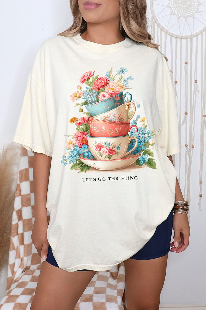 Let's Go Thrifting Comfort Colors Adult Ring-Spun Cotton Tee - Wholesale Accessory Market