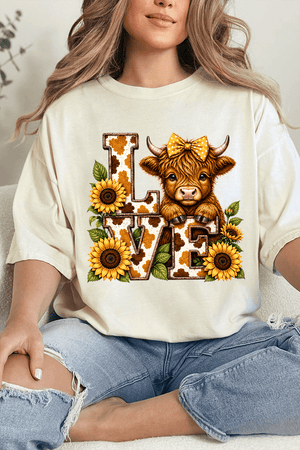Little Highland Love Comfort Colors Adult Ring-Spun Cotton Tee - Wholesale Accessory Market