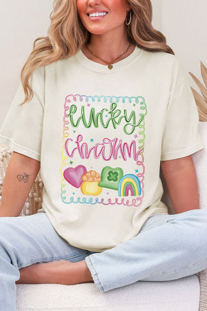 Lucky And Cute Comfort Colors Adult Ring - Spun Cotton Tee - Wholesale Accessory Market
