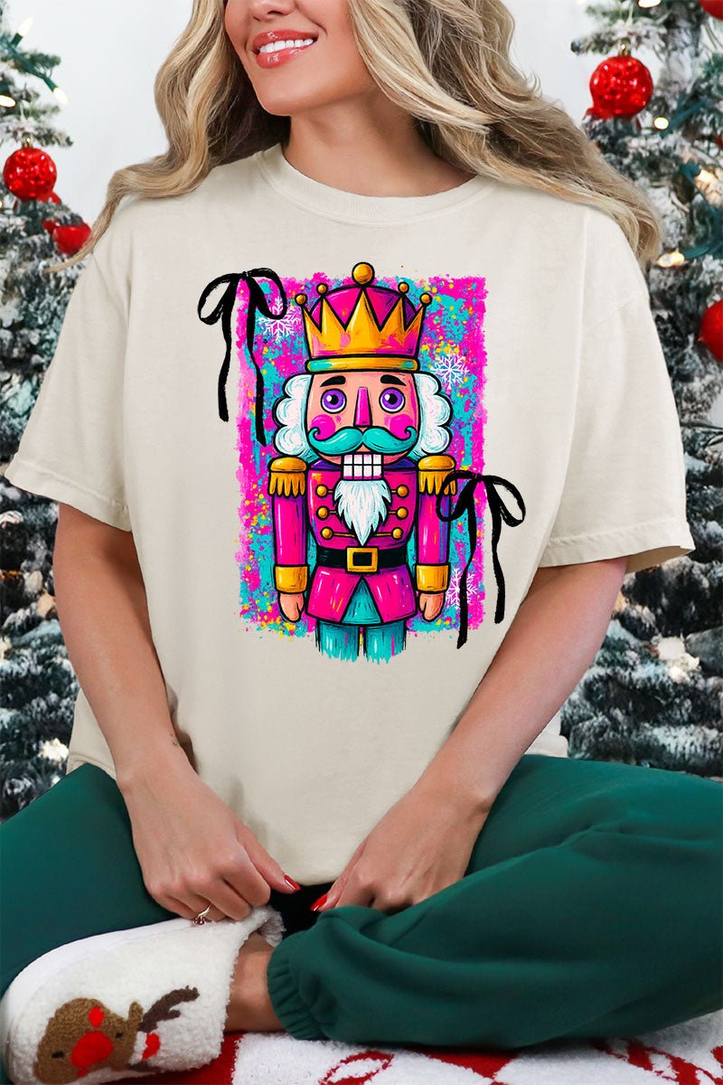 Neon Nutcracker Comfort Colors Adult Ring - Spun Cotton Tee - Wholesale Accessory Market