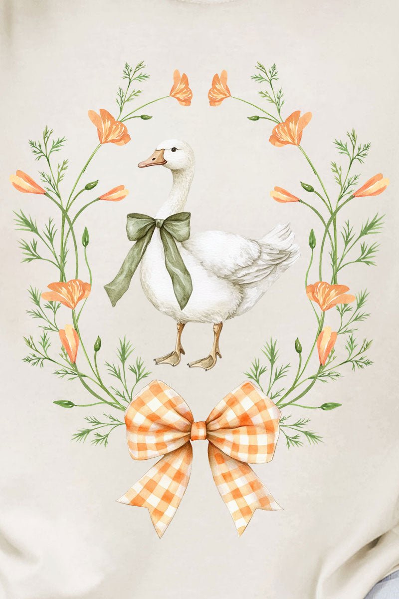 Peach Petals Goose Comfort Colors Adult Ring - Spun Cotton Tee - Wholesale Accessory Market