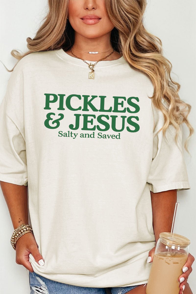 Pickles & Jesus Comfort Colors Adult Ring - Spun Cotton Tee - Wholesale Accessory Market