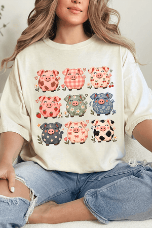 Piggy Crew Comfort Colors Adult Ring-Spun Cotton Tee - Wholesale Accessory Market