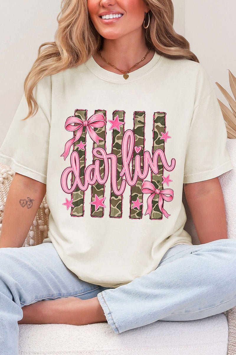 Pink Southern Darlin Comfort Colors Adult Ring-Spun Cotton Tee - Wholesale Accessory Market