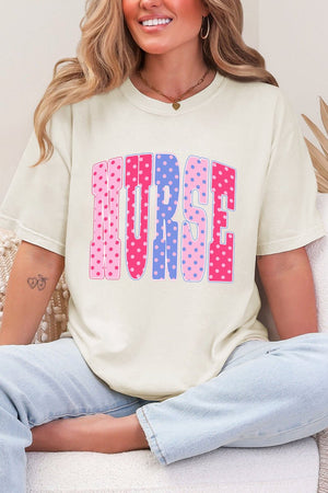 Polka Dot Pop Nurse Comfort Colors Adult Ring-Spun Cotton Tee - Wholesale Accessory Market