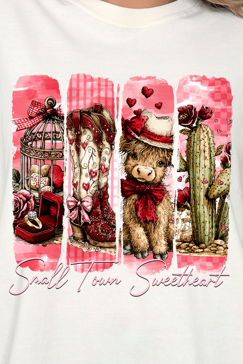 Small Town Sweetheart Comfort Colors Adult Ring - Spun Cotton Tee - Wholesale Accessory Market