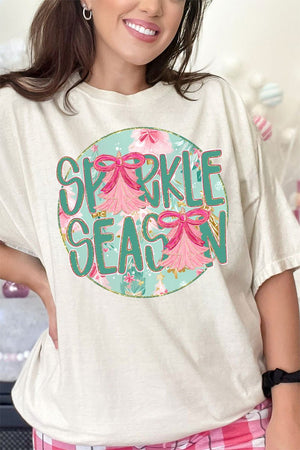 Sparkle Season Comfort Colors Adult Ring - Spun Cotton Tee - Wholesale Accessory Market